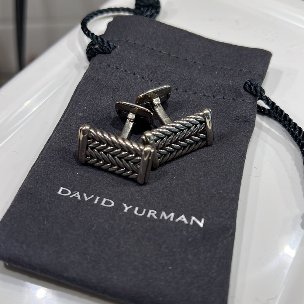 David Yurman Chevron Cufflinks